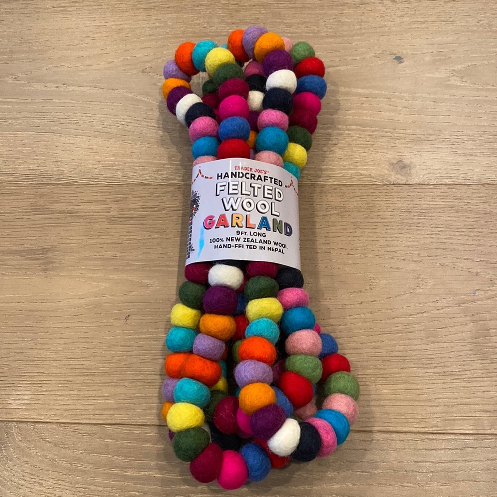 Trader Joe’s felt garland